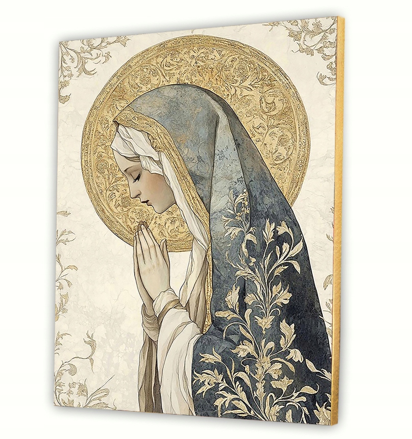 Maria Náboženský obraz na plátně 30x40 cm dárek pro mladé Vánoce #904