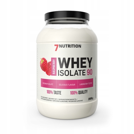 7Nutrition Whey Isolate 90 2 kg Raspberry proteinový izolát Regenerace