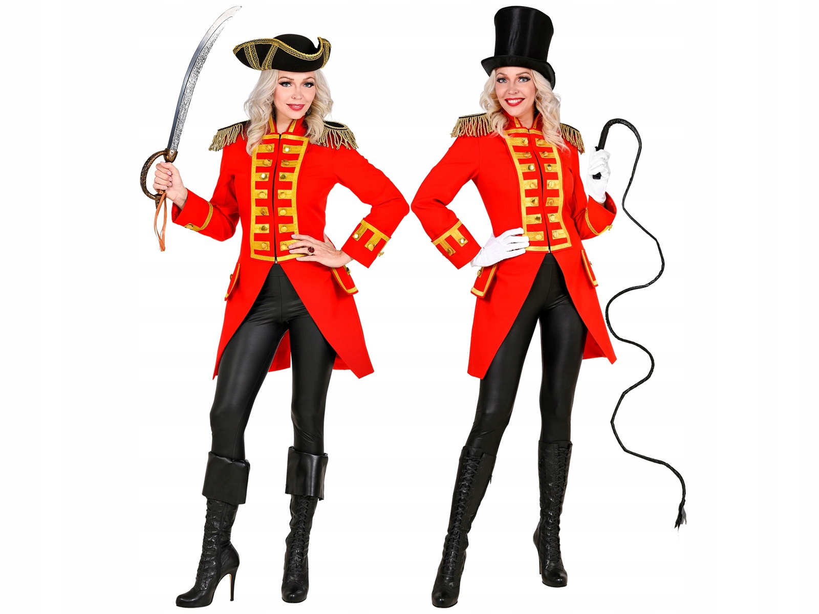 Červený kostým kostým, společenský frak, pro ženy, vel S