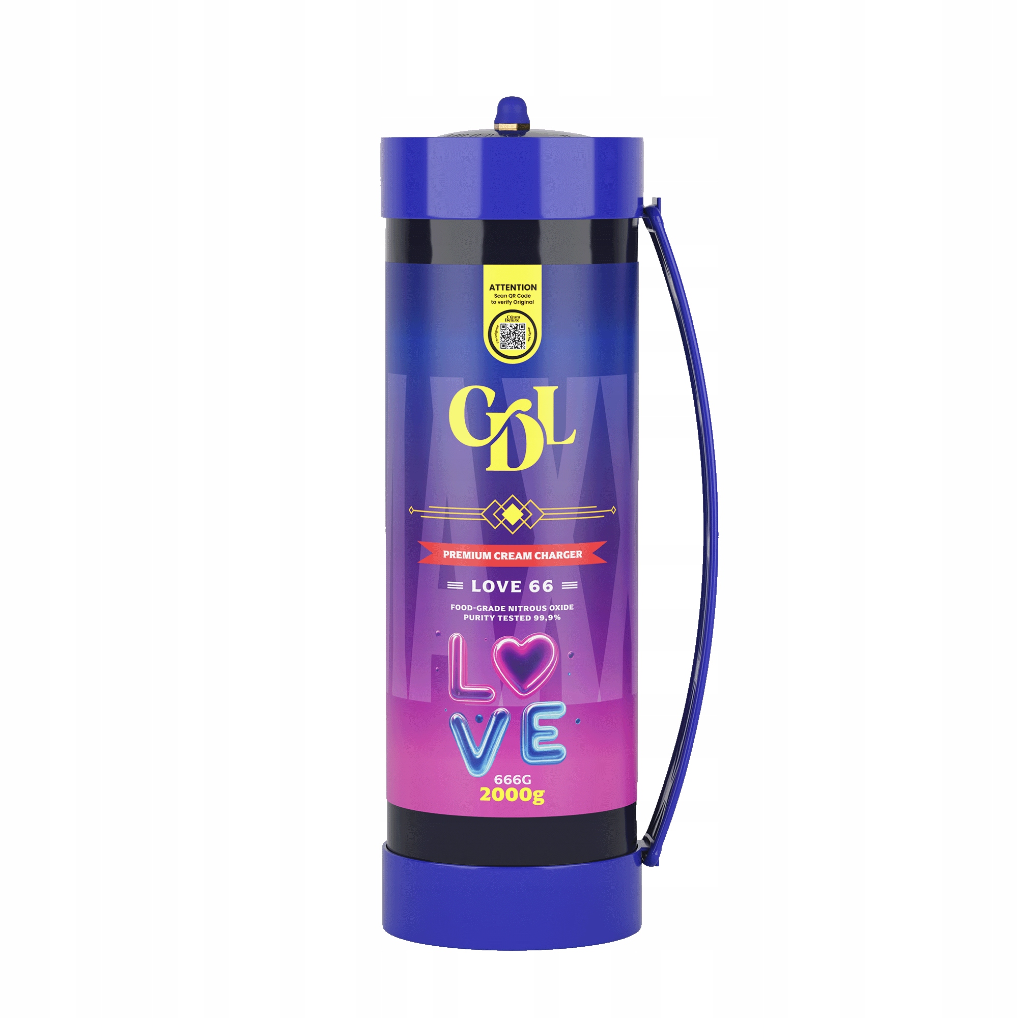 Krém Deluxe Maxxi 2000g N2O Love66