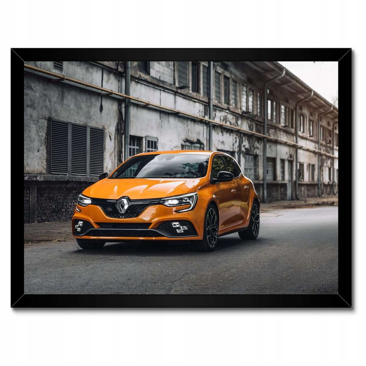 Plakáty v rámu 40x30 Oranžový Renault Auto