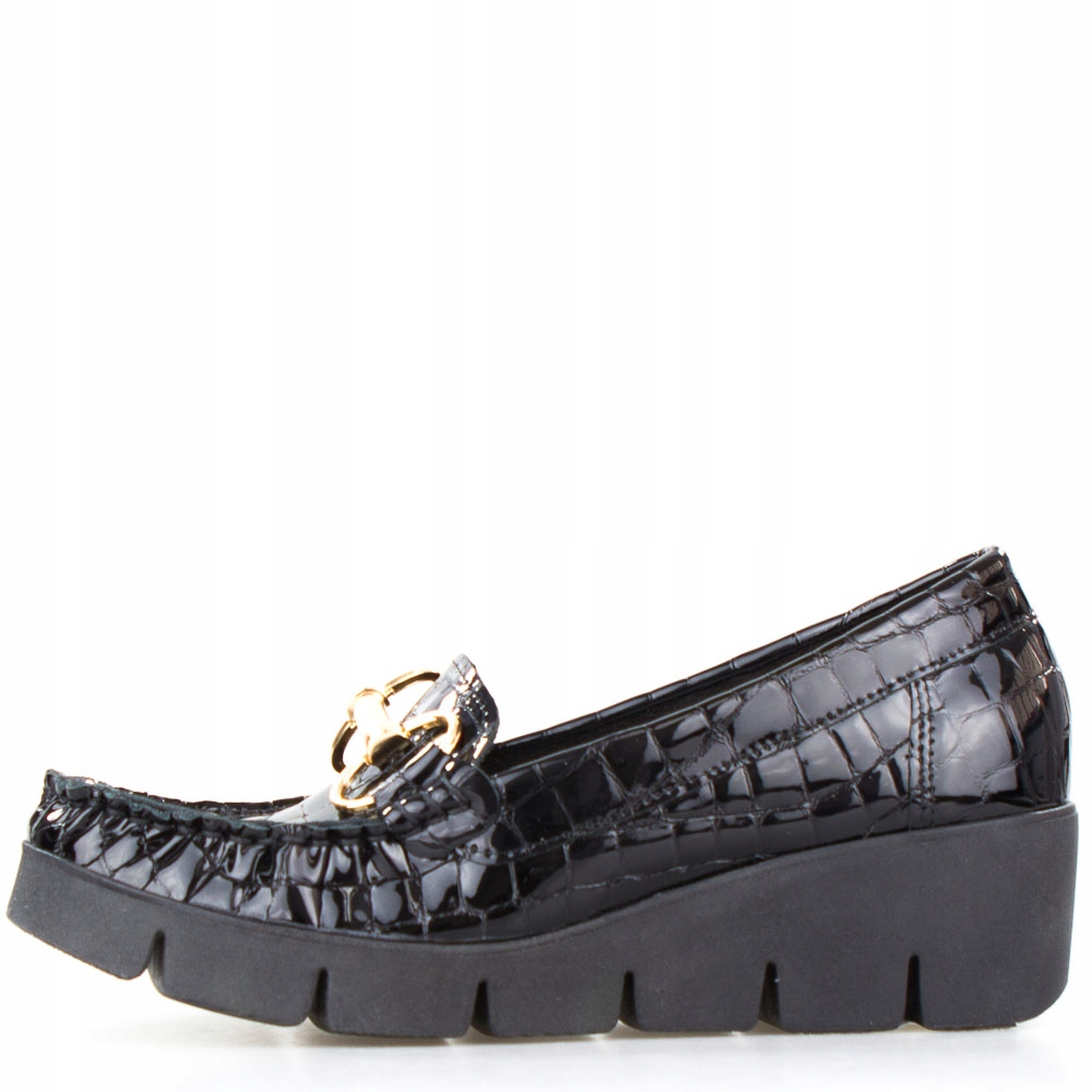 Dámské Mokasíny Na Koturnu, Kůže Sempre