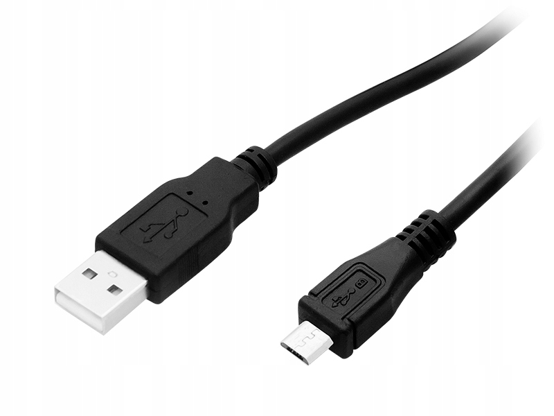 

Kabel wtyk Usb micro mikro Usb czarny 4m (1539)