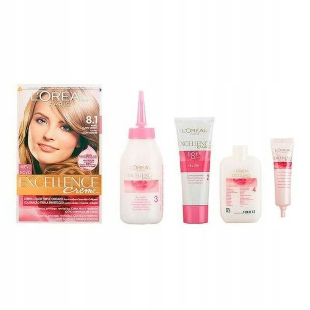 Permanentní barvení Excellence L'Oreal Make Up Excellence Popelavý Světlý Bl