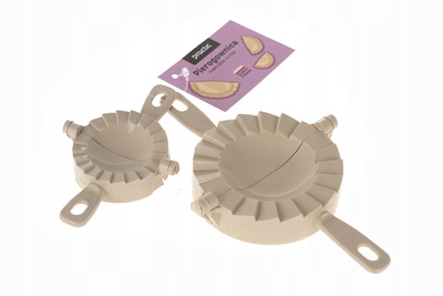 

Pierogownica, foremka do pierogów 2 szt. beżowy