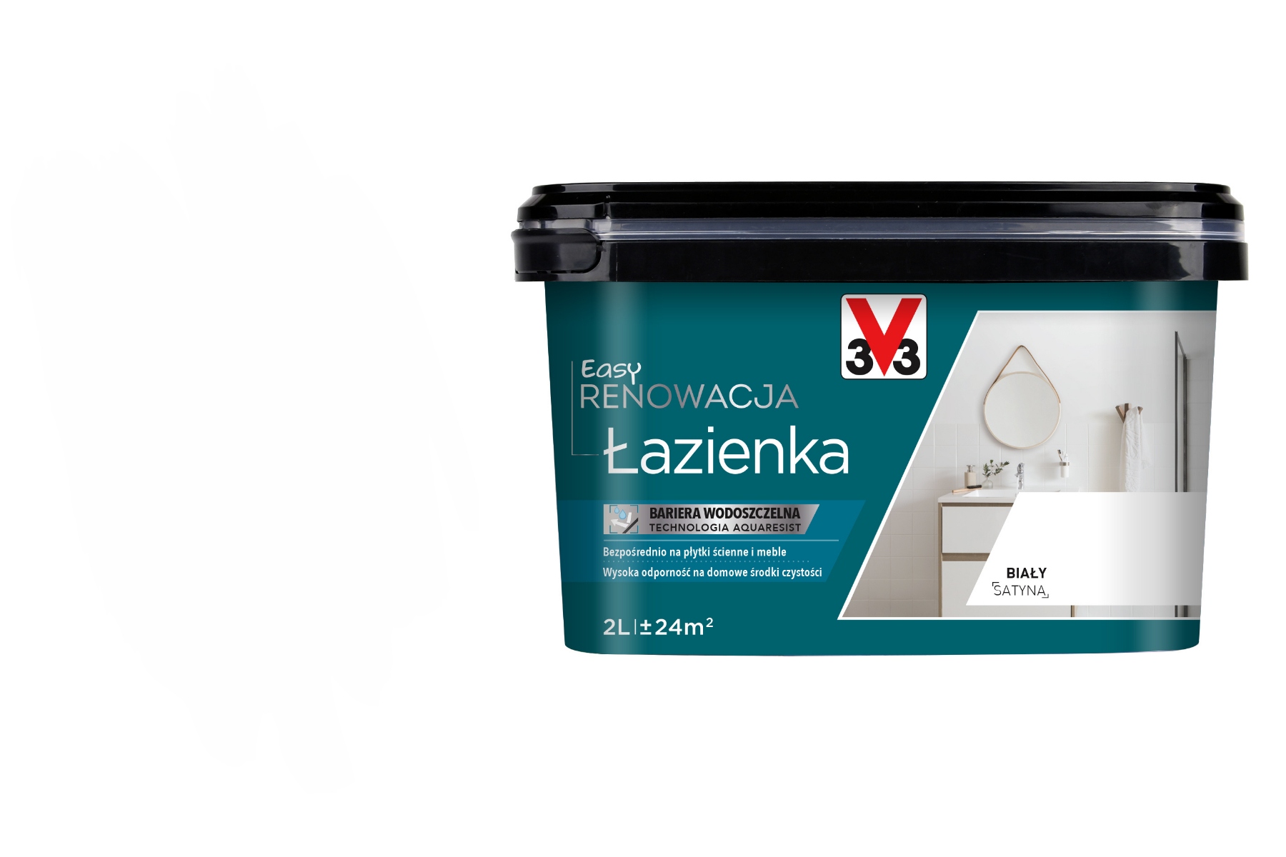 3V3 Easy Renovace Koupelna Kafli Pvc Rychlá Obnova Boazerie White 2L Eko