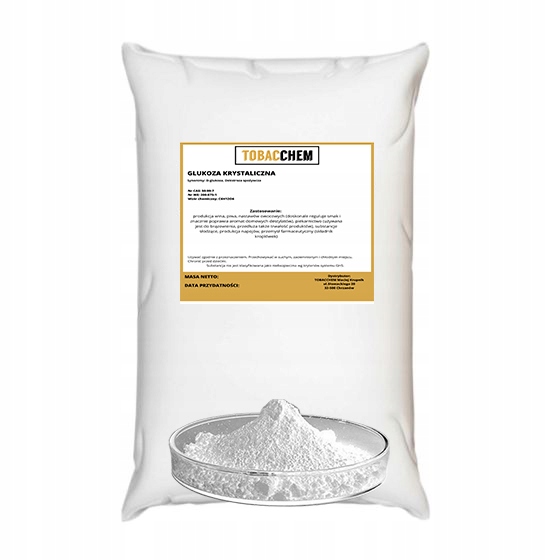 Glukoza Krystaliczna Dekstroza Spożywcza 25KG