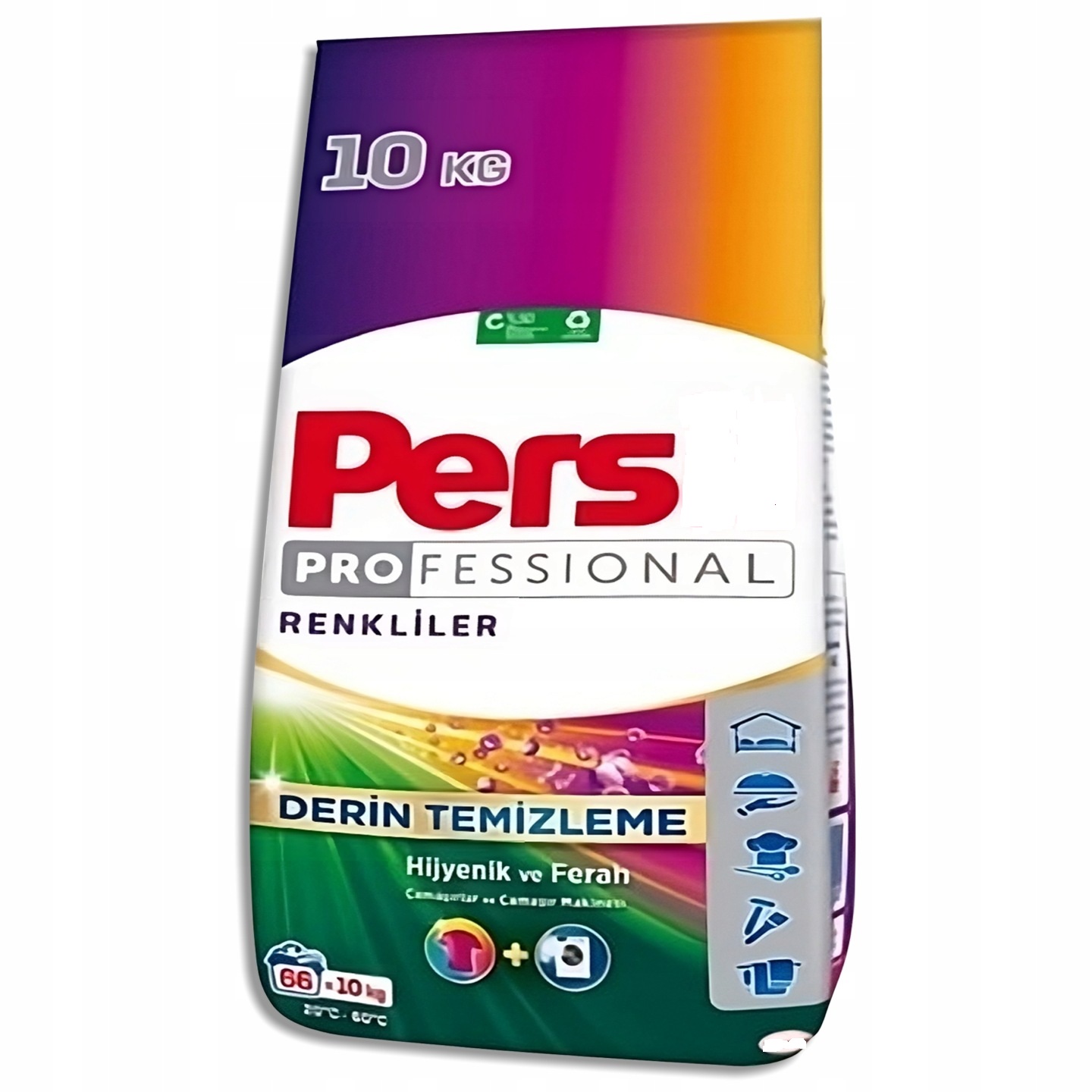 Profesionální prášek na praní barevných tkanin 66 Praní 10 kg