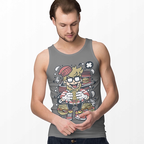 TANK TOP ANIMOWANE HIPSTER BURGER