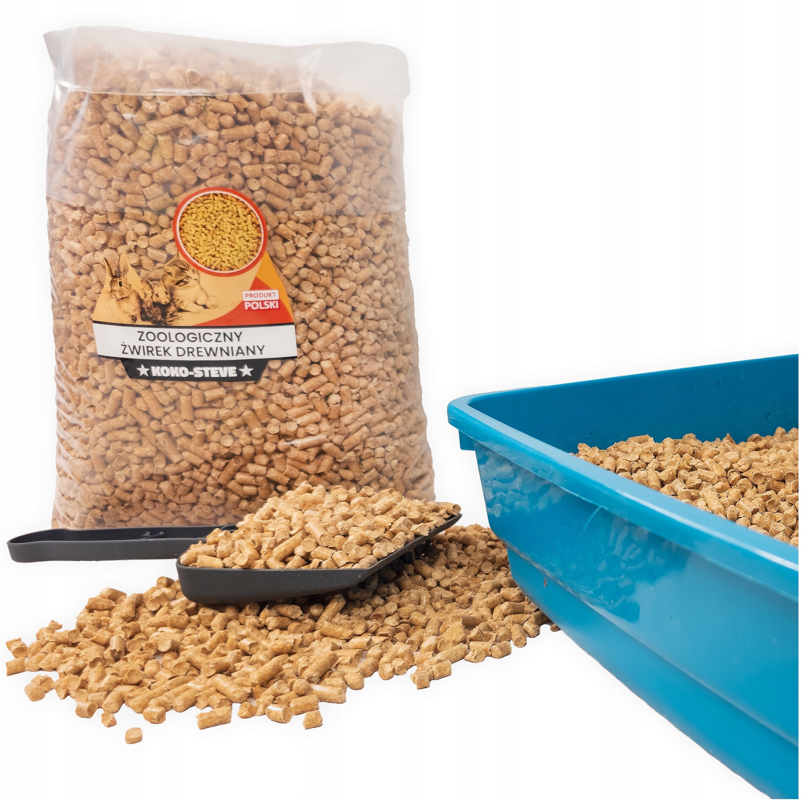 Levně Podestýlka, Podklad, Pelety, Stelivo Pro Kočky, Králíka, Křečka 20 kg