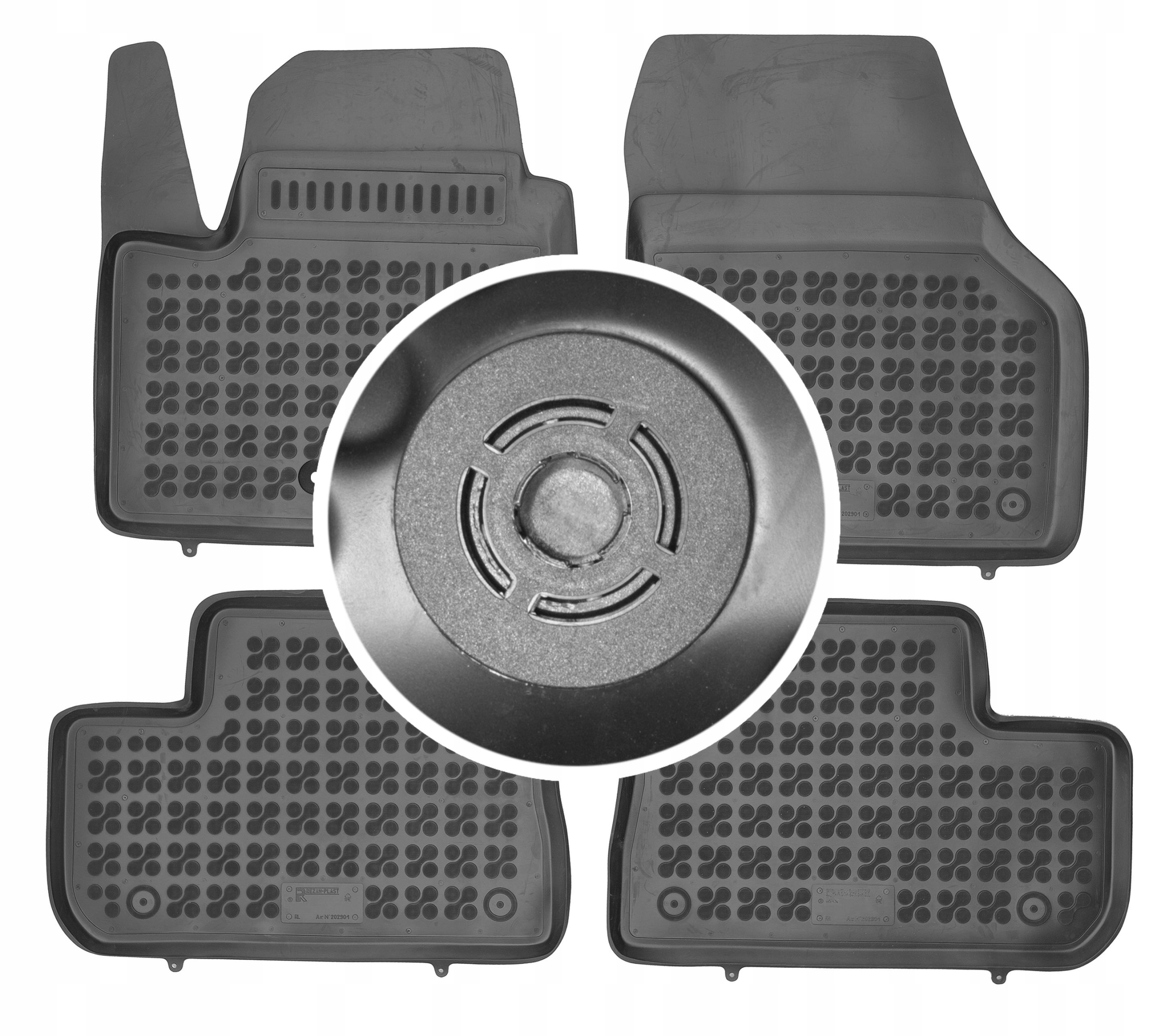 Килимки Ньюстайлінг резинові 202901 4 el.