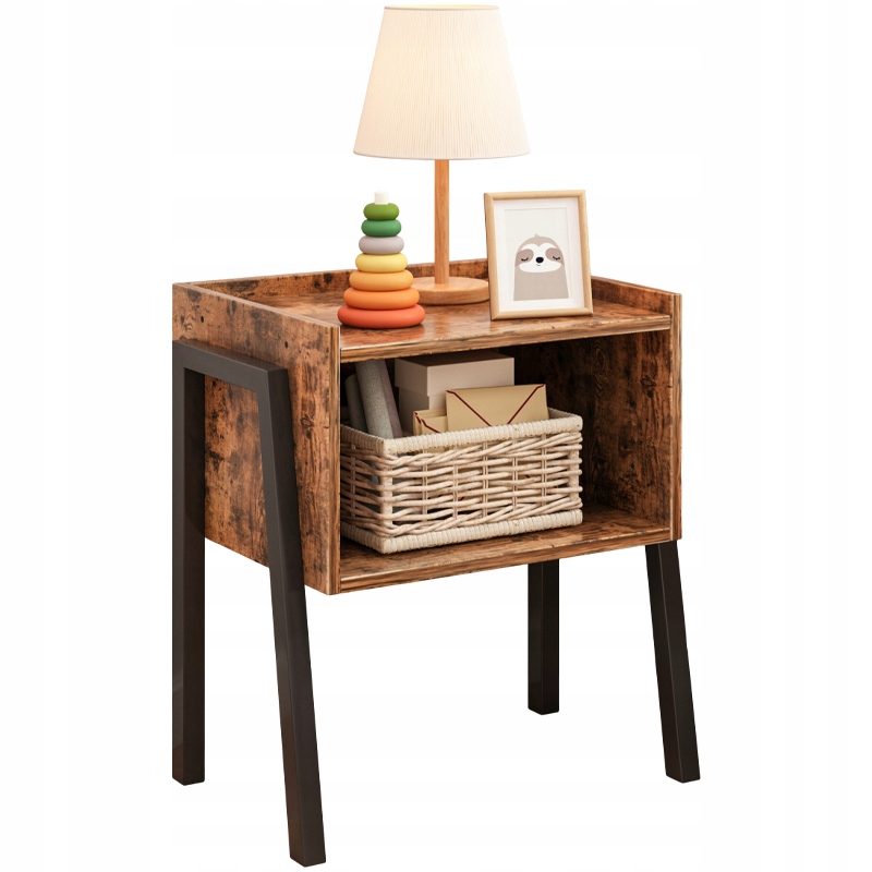 ПРИКРОВАТНАЯ ТУМБОЧКА ЛОФТ ЖУРНАЛЬНЫЙ СТОЛИК ДЕРЕВЕНСКАЯ ДЕРЕВЯННАЯ ПОЛКА ПРОМЫШЛЕННАЯ СПАЛЬНЯ