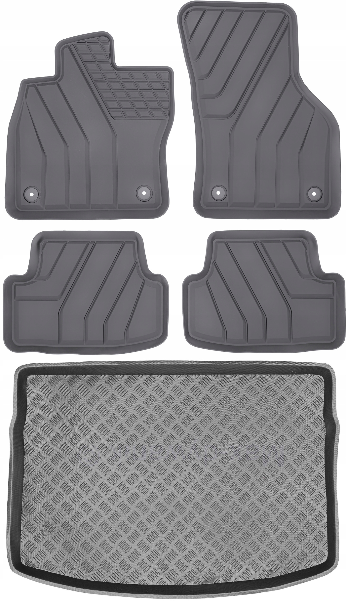 Volkswagen Golf VII Hatchback Manual 2012-2020 Sada Gumové rohože m