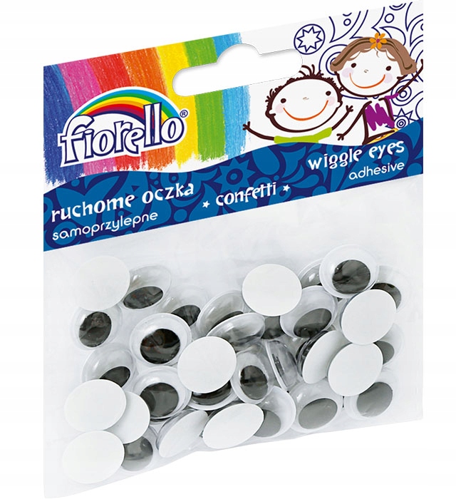 

Oczka ruchome samoprzylepne Fiorello 15 mm 40 szt