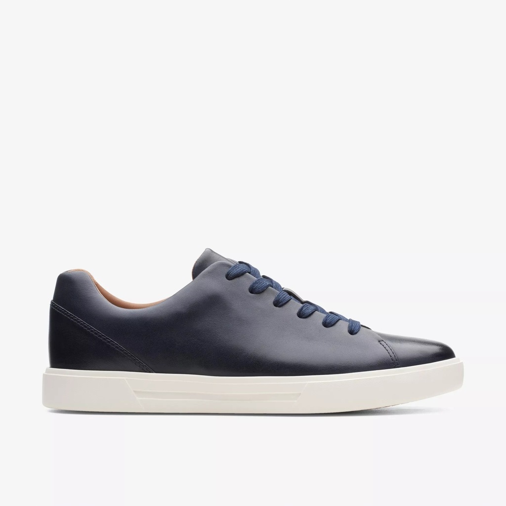 Pánské kožené tenisky Clarks Un Costa Lace sportovní modré 47