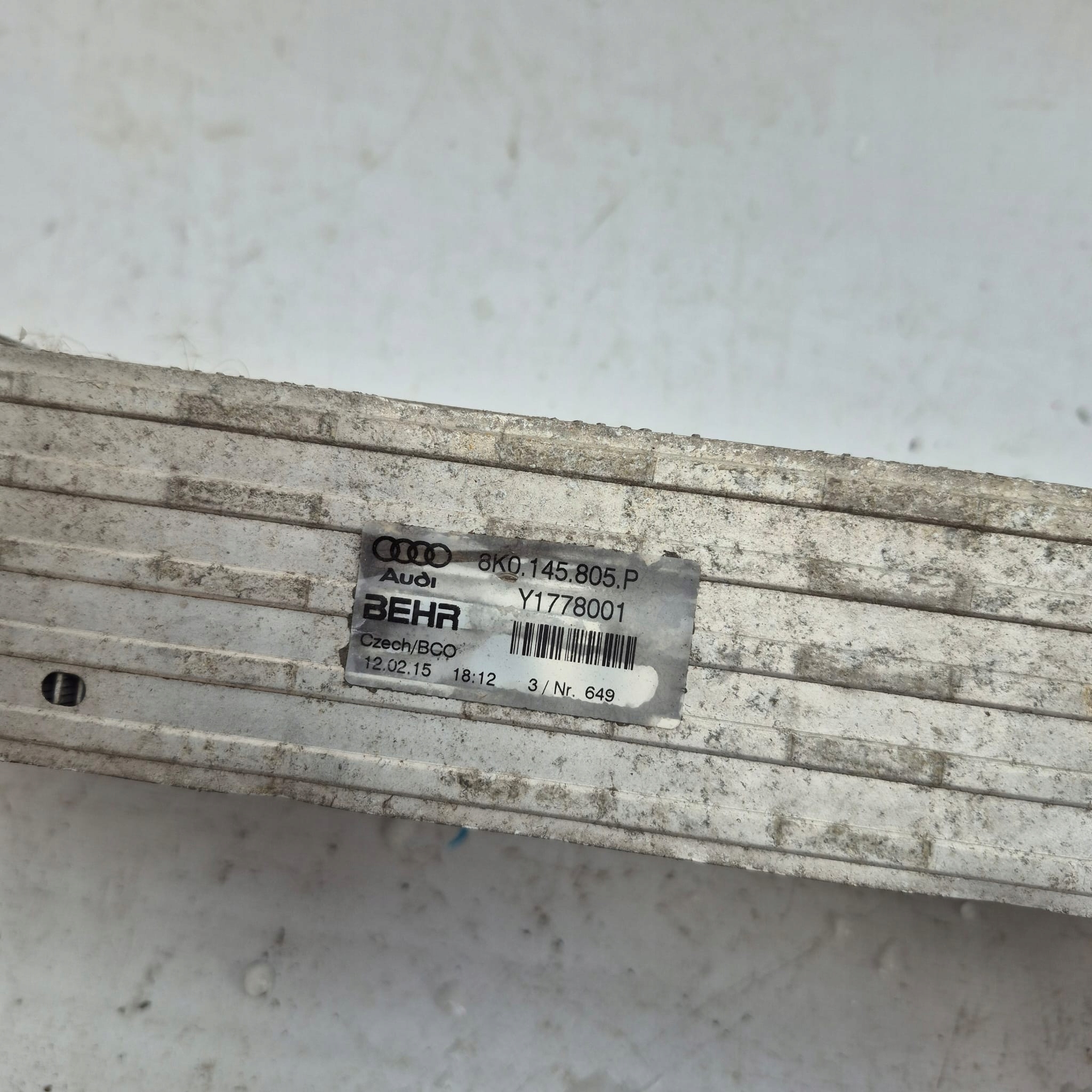 AUDI A4 B8 A5 8T INTERCOOLER Kühler luft 8K0145805P