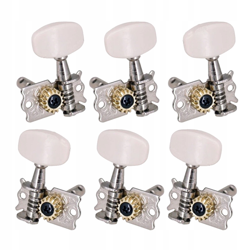 Kera Audio FTSK-3R3L/WH Klucze Do Gitary Akustycznej Komplet Kluczy