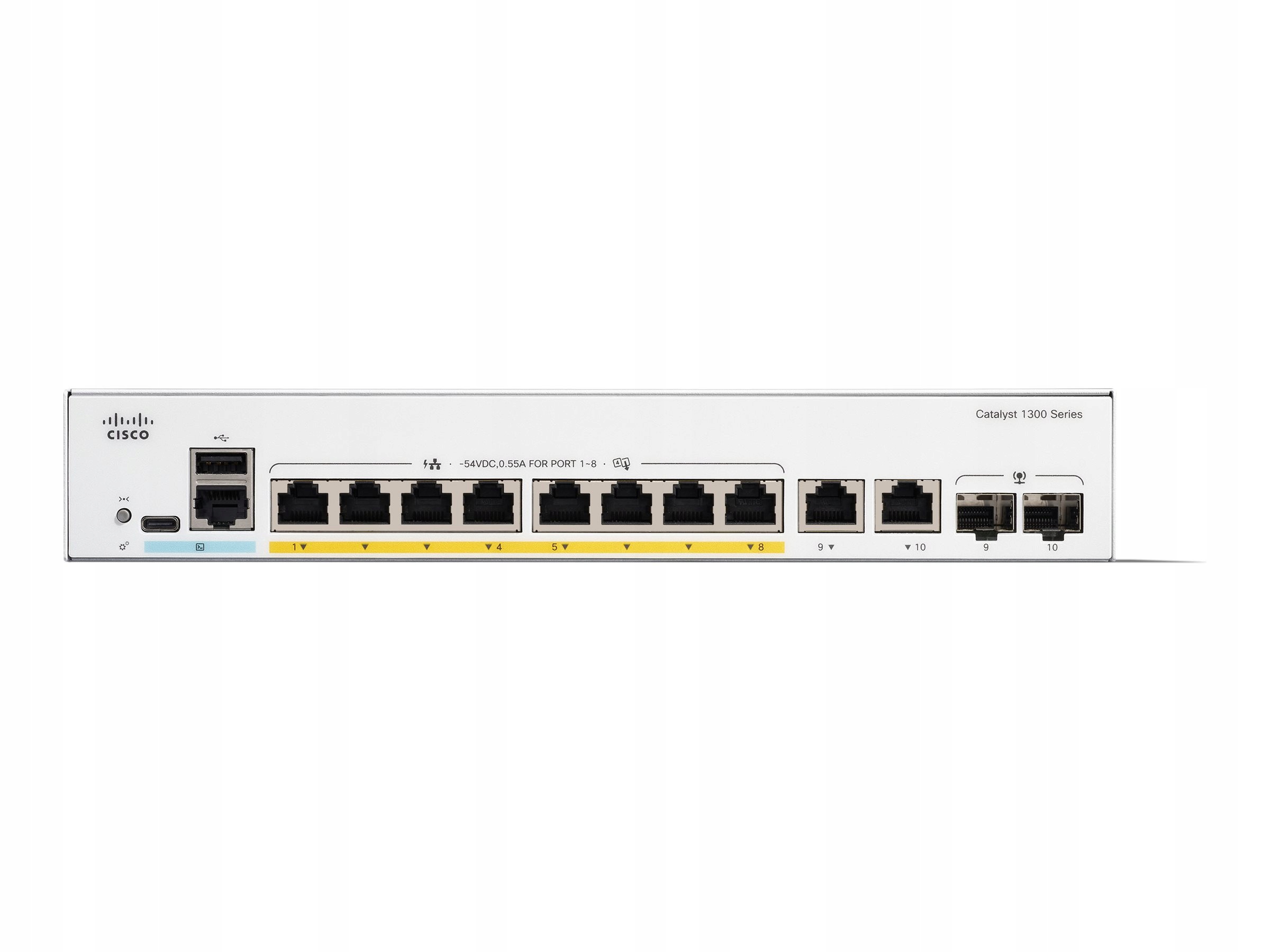 Cisco Catalyst 1300 8-portový Ge PoE s externým napájaním