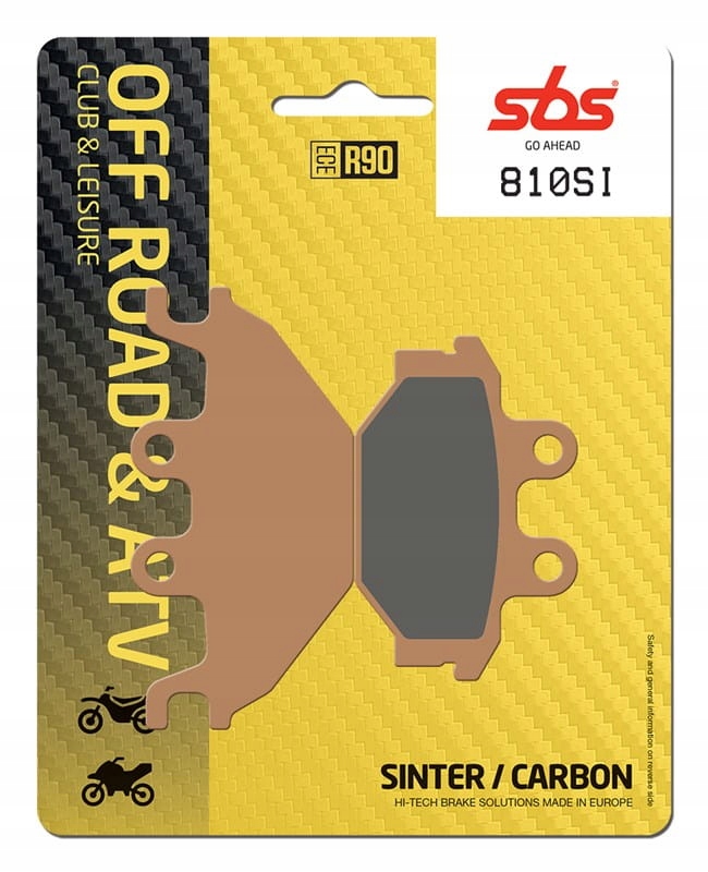 810SI - Гальмівні колодки SBS KH377 Offroad Sinter Carbon