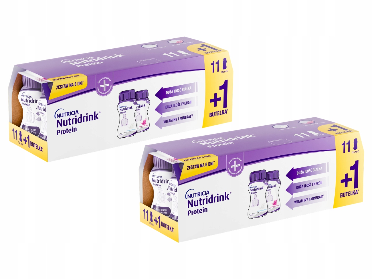 Nutridrink Protein 8 sztuk owoce leśne 4 sztuki neutralny 2 opakowania