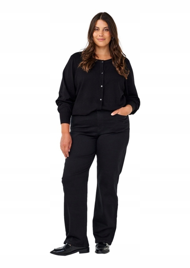 Zizzi Skvělé Černé Džíny Gemma 993A 42