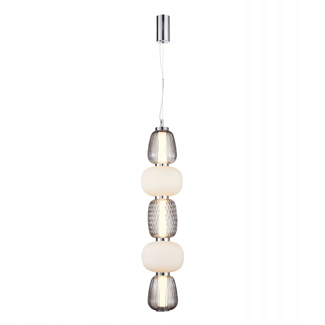 MiLAGRO Závěsná lampa Caro Smoked 40W Led lustr Stropní osvětlení