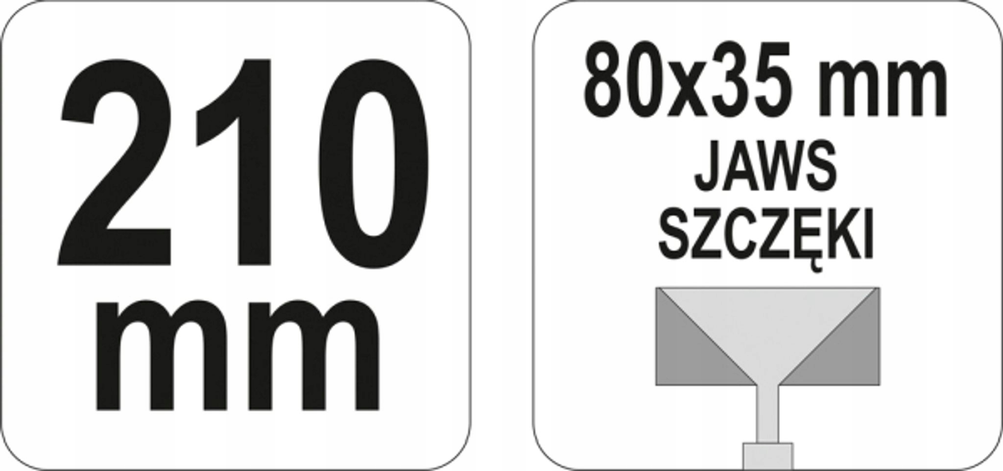 YATO SZCZYPCE DO KSZTALT. PROFILI 210MM 80X35 Marka inna