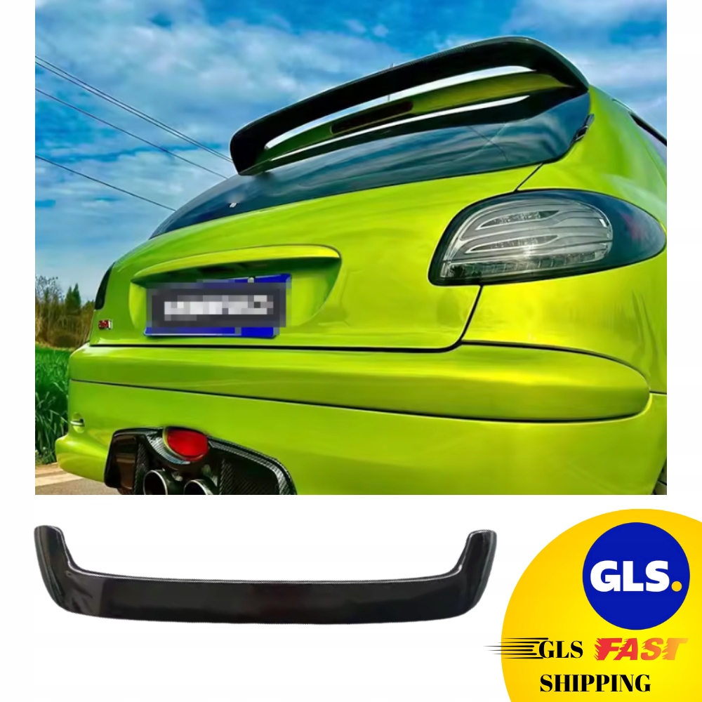 Peugeot 307 задний спойлер глянцевый черный ABS пластик AutoVision