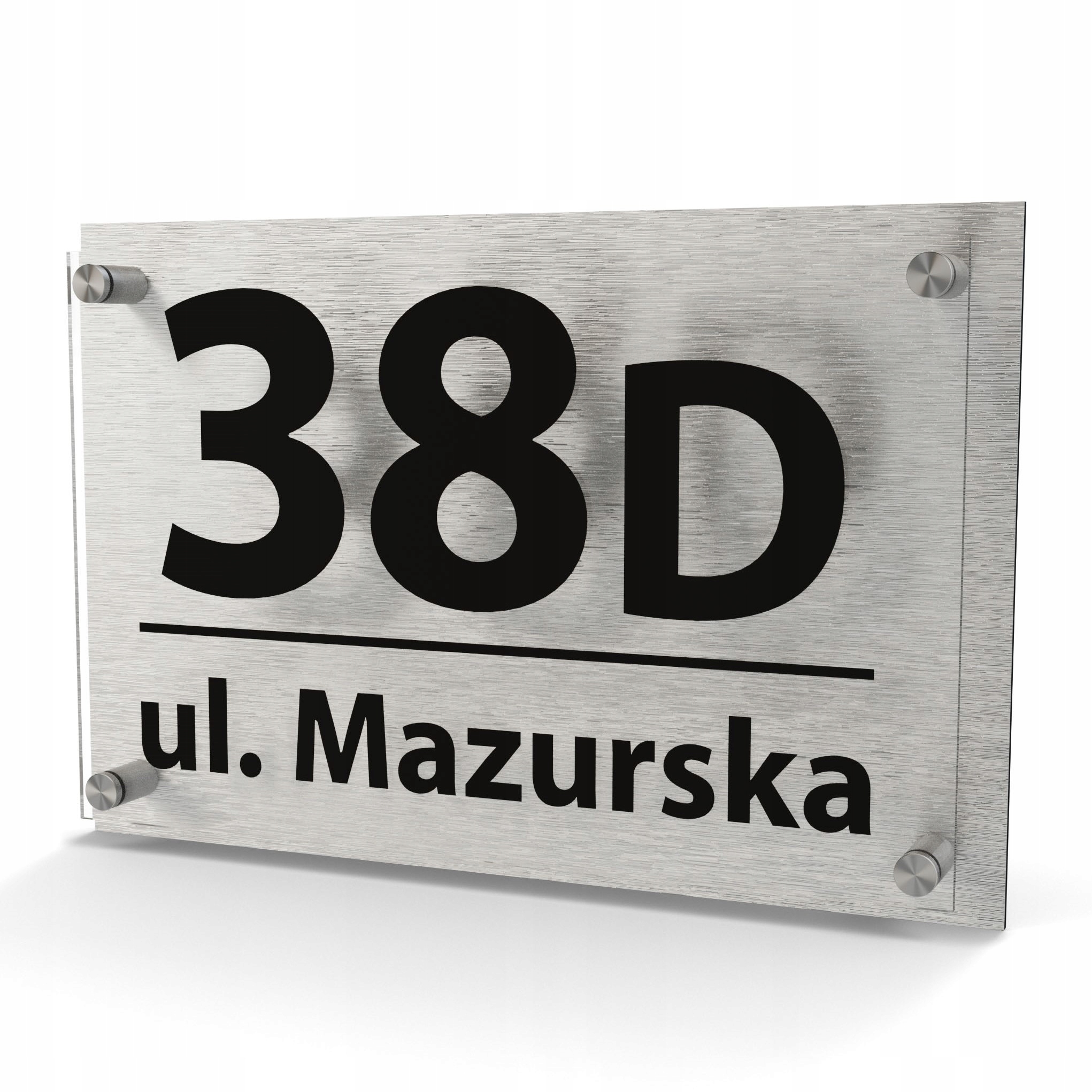 Tabliczka adresowa numer na dom 40x30 3D - KOLORY EAN (GTIN) 5907477605477