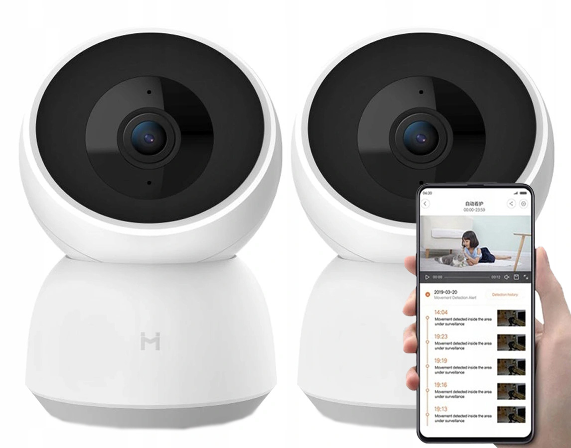 2x Kamera Imilab opatrovateľka monitoring 1296P 360 A1