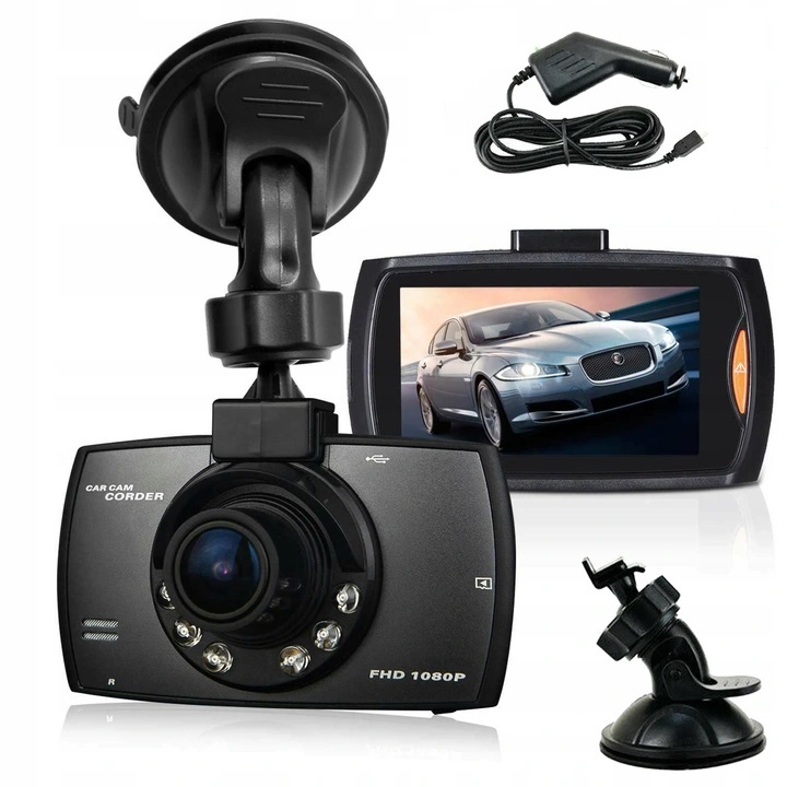 VIDEO REJESTRATOR JAZDY KAMERA SAMOCHODOWA FULL HD