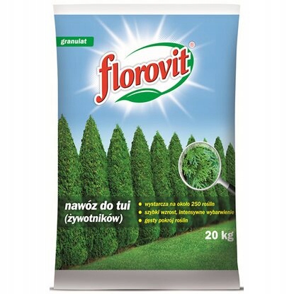 

Nawóz Do Tui Iglaków Wzrost Szmaragd 20KG Florovit