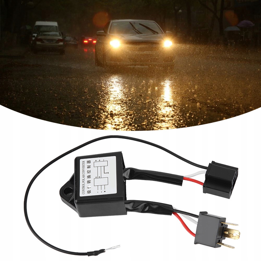 2X H4 STYL LED KONWERTER POLARYZACJI PRZEŁĄCZNIK Producent bez marki