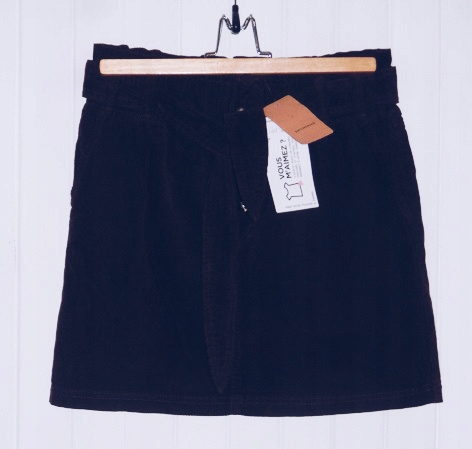 PROMOD NOWA BRĄZOWA SZTRUKSOWA SPÓDNICA METKA 38