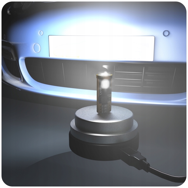 2x Żarówka LED W5W T10 S5 6000K biel MOCNE DIODY CSP SERIA PRO WHITE CANBUS Model W5W T10 S5