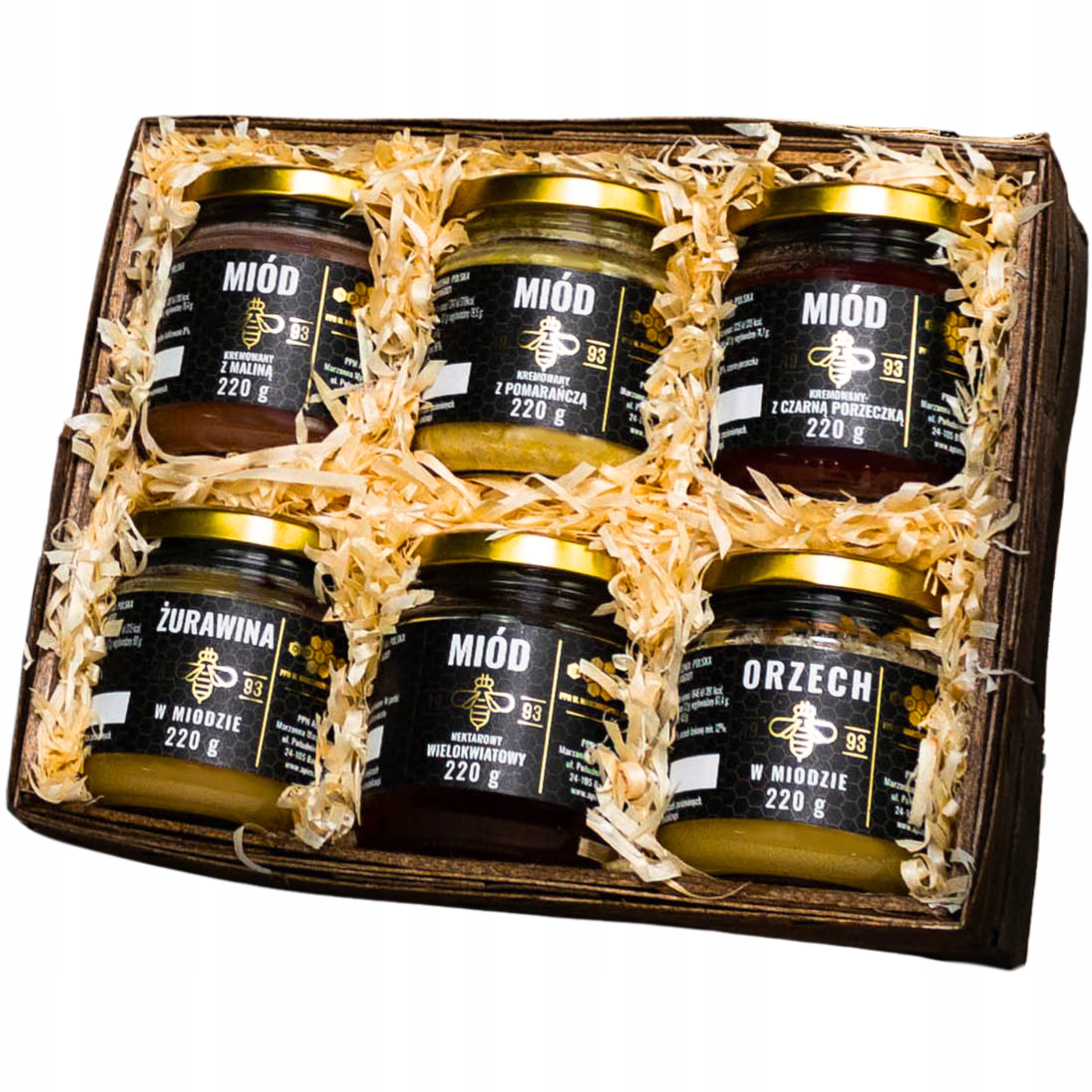 Dárkový Koš S Medem Sada Polské Medů Jako Dárek Apimar