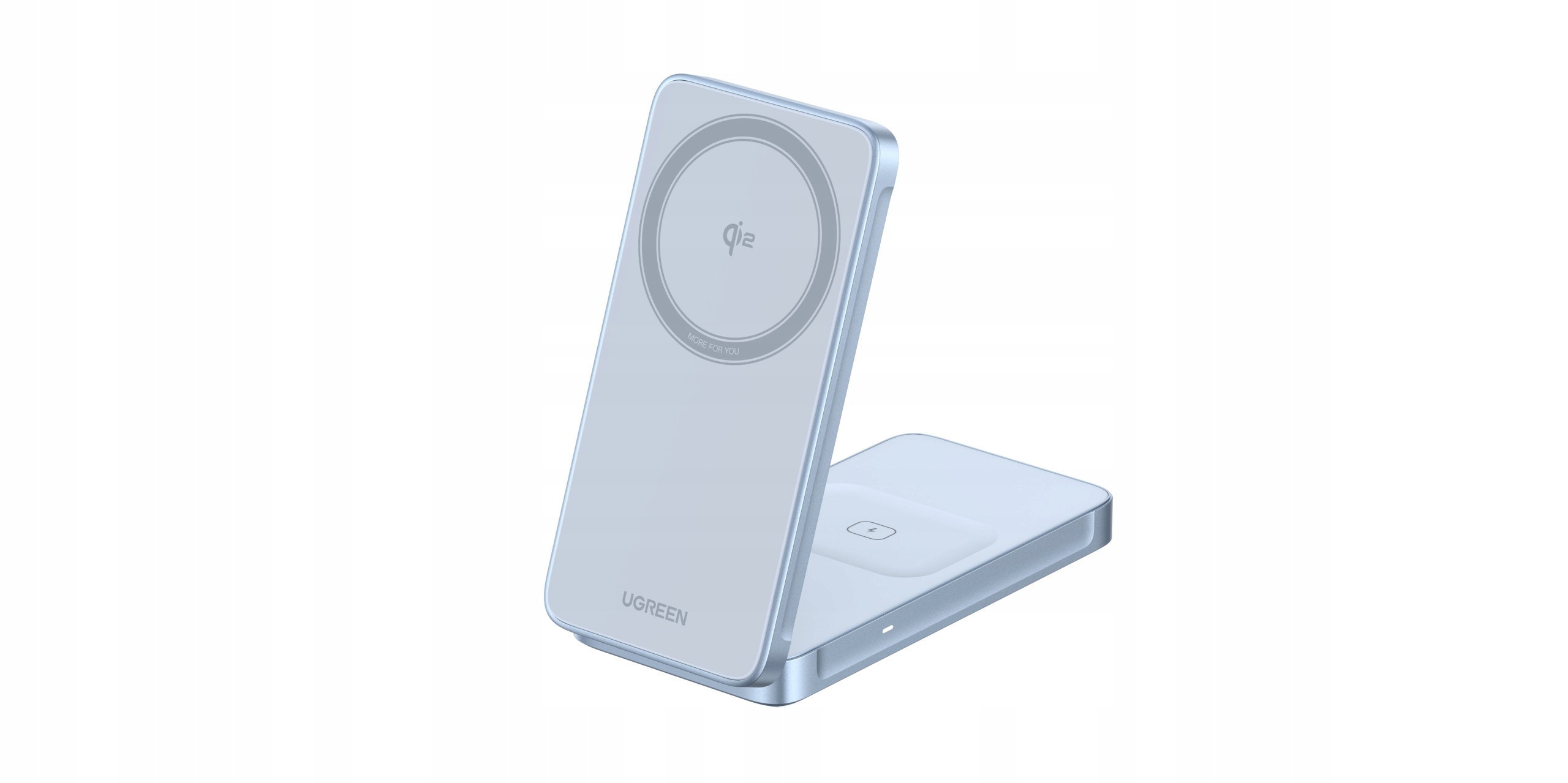 Ugreen 55963 Bezdrátová nabíječka 2v1 Magflow Qi2.2 25W