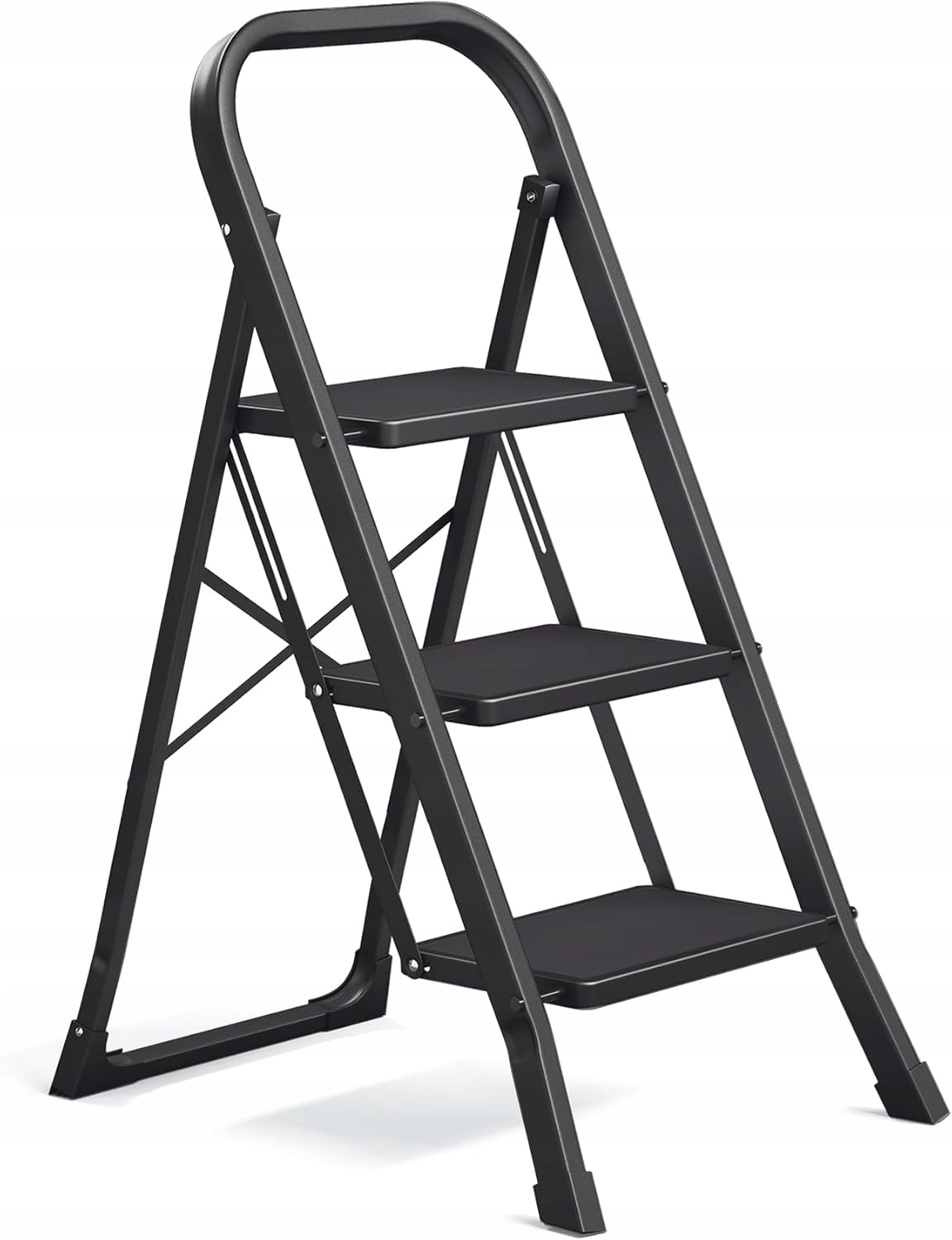 Žebřík Songmics ocel 3 stupně do 150 kg