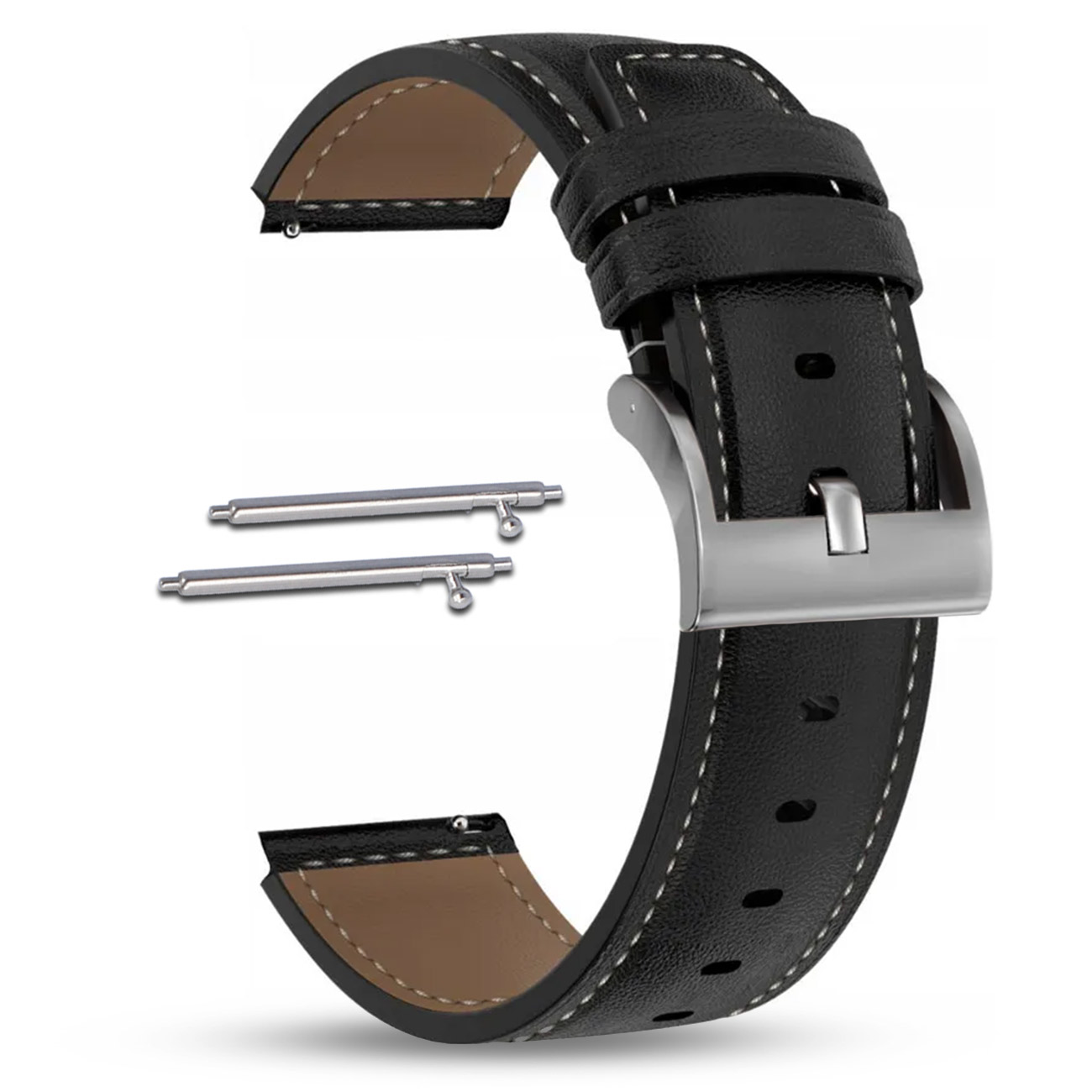 PASEK SKÓRZANY DO HUAWEI WATCH GT 2 2e 3 4 5 GT2 GT3 GT4 GT5 PRO 46mm 48mm