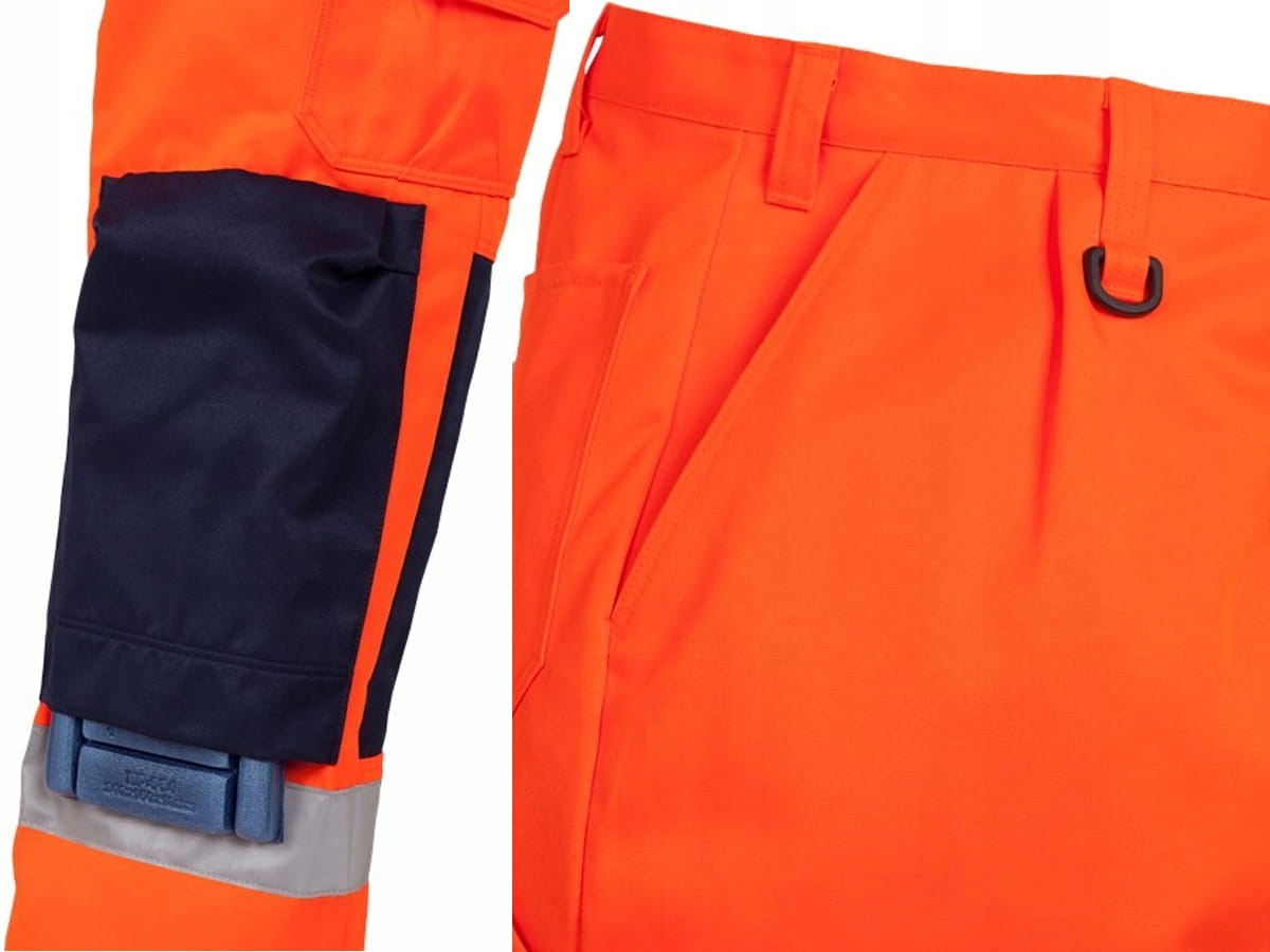 Spodnie PRM FLUO RATOWNIK WODNY WOPR GOPR TOPR ZHR Cechy dodatkowe ostrzegawcze wodoodporne