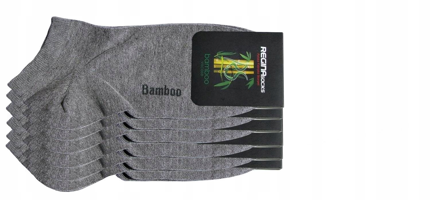

8 Par Skarpety-stopki męskie Bamboo rozm.39/42