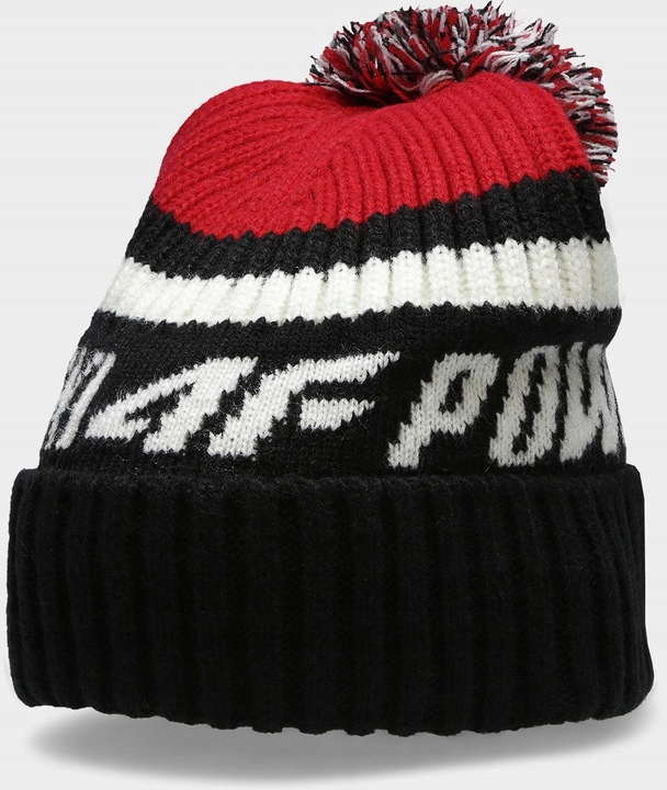 ШАПКА ДЕТСКАЯ 4F ЗИМНЯЯ С КИСТОЧКОЙ ТОЛСТАЯ