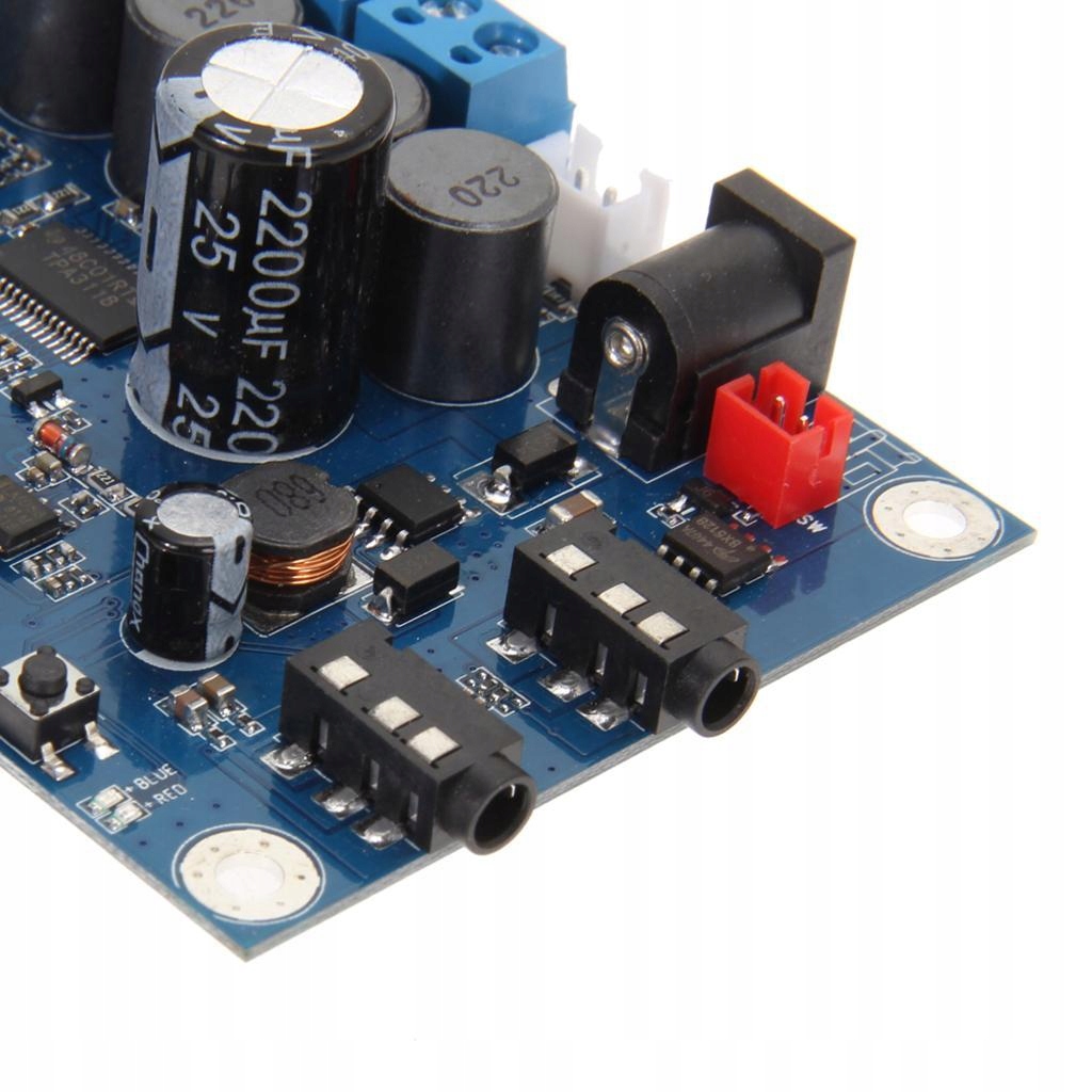 Moduł płyty wzmacniacza stereo DC 12V Kolor czarny