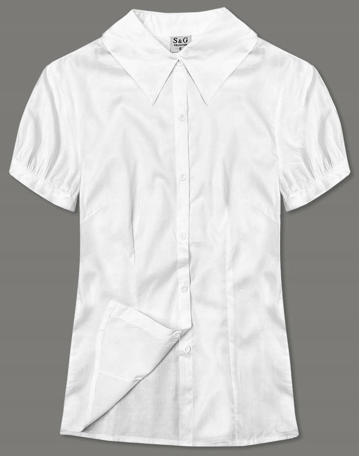 ELEGANCKA BLUZKA 0332# BIAŁA S (36) Płeć kobieta