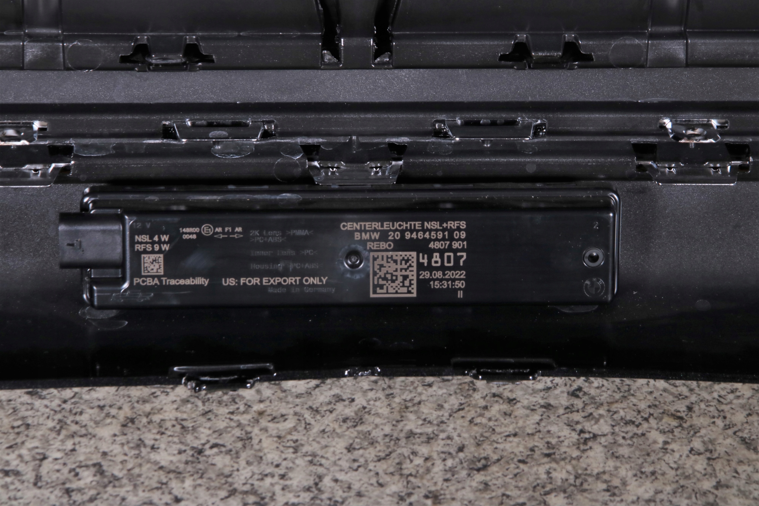 BMW 7 G70 bumper rear part rear 6xPDC colour 475