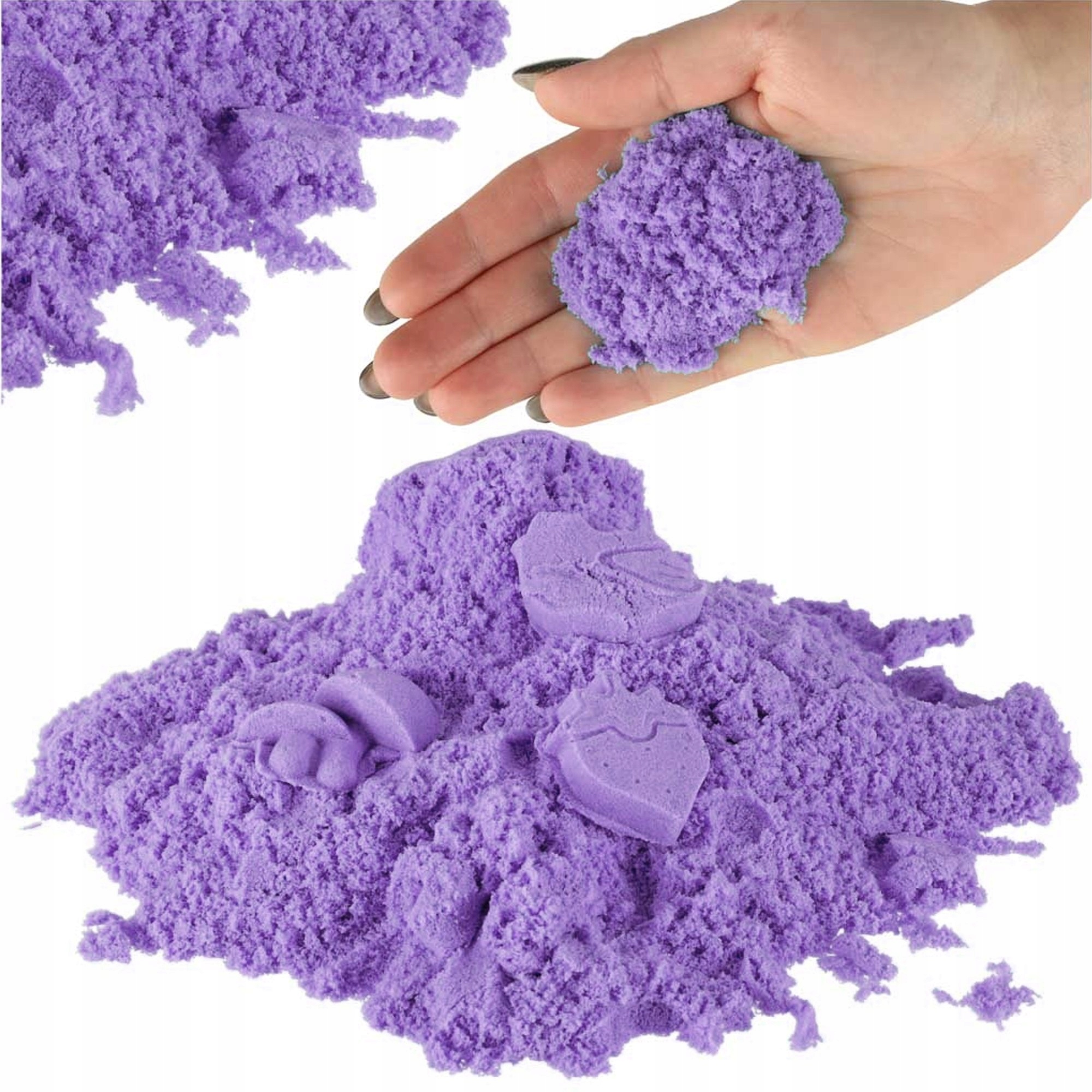 PIASEK KINETYCZNY PLASTYCZNY MAGICZNY 1KG PIASKOLINA ZAPAS SENSORYCZNA