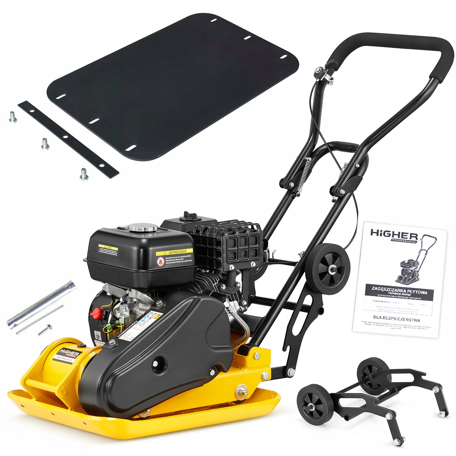 

Zagęszczarka Ubijak Higher 6,5KM 110kg Mata Koła