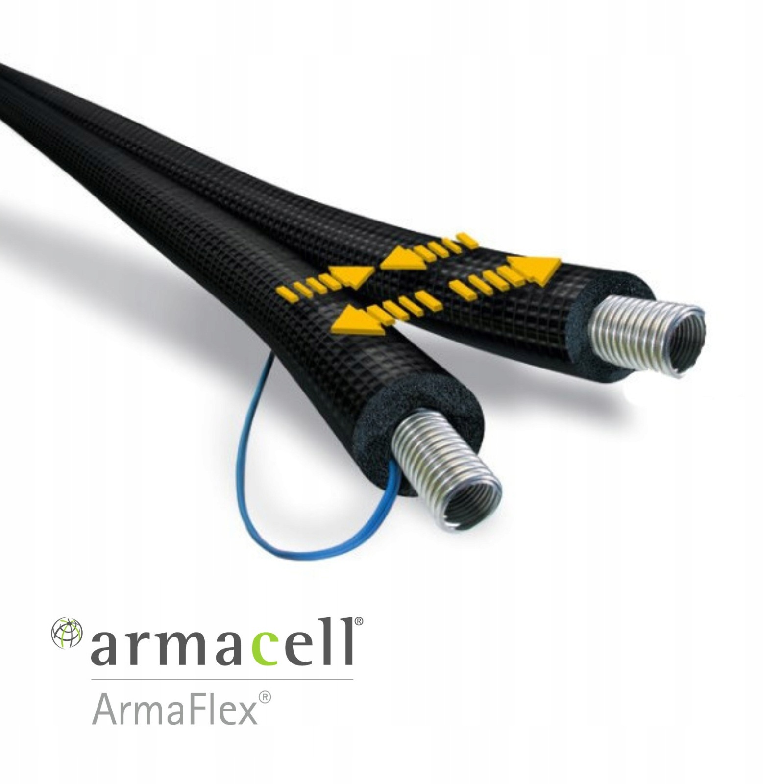Dwururka izolowana Armacell DuoSolar DN16 SO-DV-14x16, przewód solarny 20mb