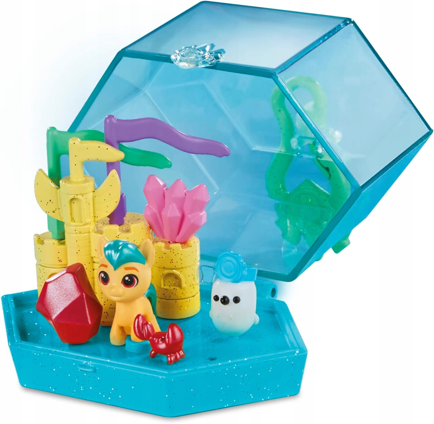 MY LITTLE PONY SZETT VÁROS VILÁGÍTÓTORONY HÁZIKÓ 9 PÓNI 120 KIEGÉSZÍTŐ Termékbiztonságra és -megfelelőségre vonatkozó információk 3 éves kor alatti gyermekek számára nem alkalmas