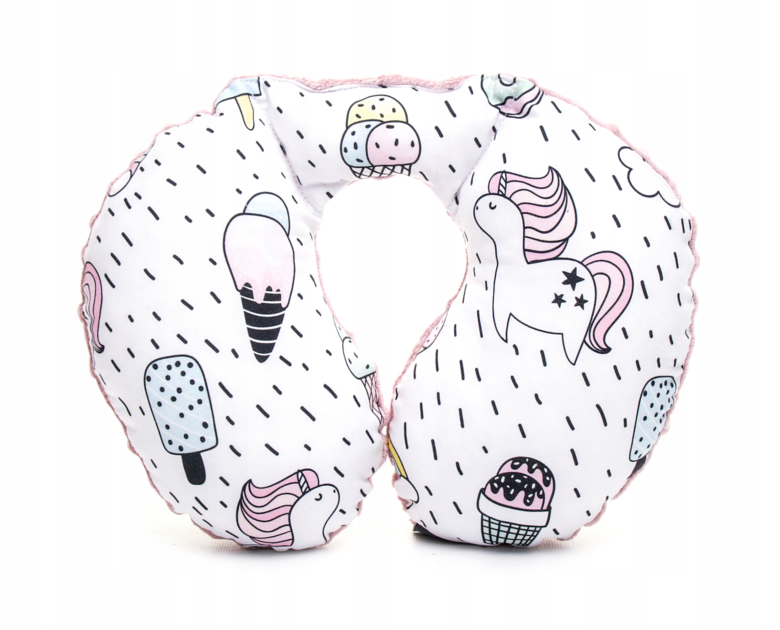 MILUTKA poduszka podróżna ROGAL ZAGŁÓWEK do samochodu auta samolotu wakacje